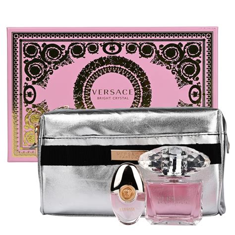 versace bright crystal makeup bag|Versace signature handbags.